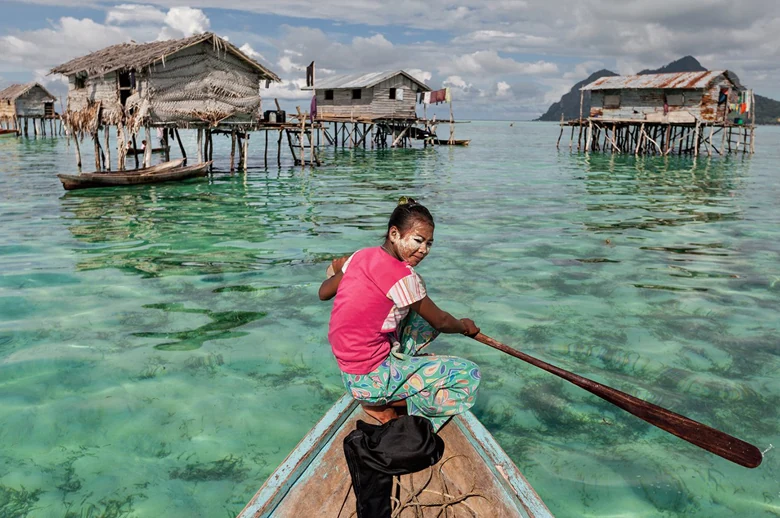 Comunidad bajau en Filipinas
